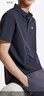 杰克·瓊斯（JACK&JONES）POLO衫男士夏季新款撞色翻領涼感短袖復古簡約短袖polo衫衣服男裝 炭黑藍E40 3XL (195) 曬單實拍圖