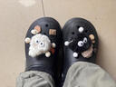 邦帛世洞洞鞋女士涼鞋夏季外穿時(shí)髦毛絨立體煤球鞋花厚底沙灘涼拖鞋 洞洞鞋【煤球公仔】跟高3cm 40-41 曬單實(shí)拍圖
