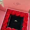 世紀緣黃金戒指男女凝香花蕾足金鑲嵌莫桑石情侶生日禮物送女友 4.06g【圈號17】帶國檢證書(shū) 曬單實(shí)拍圖