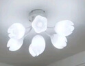 雷士（NVC）奶油風(fēng)法式輕奢吊燈客廳大燈餐廳燈臥室燈燈具燈飾全屋套餐 花蕾 7頭奶油風(fēng)吊燈【不含光源】 曬單實拍圖