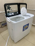 澳柯瑪（AUCMA）半自動(dòng)洗衣機 16公斤大容量家用雙缸雙桶洗衣機 商用波輪老式簡(jiǎn)易操作洗脫分離XPB160-3158S 【塑料內桶】16kg 曬單實(shí)拍圖