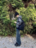 MAYBEYOND美式牛仔褲男夏季高街寬松直筒褲闊腿休閑長褲子MA78黑灰L 曬單實拍圖