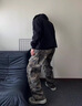 JEEP SPIRIT吉普高檔沖鋒衣外套男春秋季戶(hù)外防水防風(fēng)男士工裝夾克秋冬加絨登 J136黑色【春秋款】 M 推薦105-135斤 曬單實(shí)拍圖