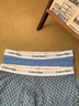 Calvin Klein內衣【明星同款摩登引力帶】25夏男兩條ck棉質(zhì)防夾臀內褲男NB4391 VZ6-風(fēng)暴藍/字母藍 2條 L 曬單實(shí)拍圖
