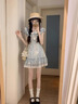 詩丹蕊藝術(shù)生奶呼呼短裙女2024夏多巴胺初戀清純藍(lán)色碎花蓬蓬蛋糕連衣裙 藍(lán)色 均碼 【可備注碼數(shù)】 曬單實(shí)拍圖
