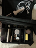 凰巣帶鏡子大容量化妝包女紋繡工具箱盒便攜專業(yè)化妝師跟妝品收納包 便攜黑色化妝包大號(hào)帶鏡子 曬單實(shí)拍圖