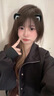 詩蒂淑黑色外套女春秋2025新款學(xué)院風(fēng)設(shè)計感個性美式寬松高級感百搭夾克 黑色 春優(yōu)質(zhì)雙層外套 M 95-110斤 曬單實拍圖