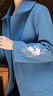 俞兆林中老年女裝毛呢大衣媽媽裝秋冬毛呢外套老年人衣服 Y243U2012 曬單實(shí)拍圖