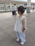 戴維貝拉（DAVE＆BELLA）兒童九分褲套裝2025夏裝新款甜美女童碎花背心兩件套純棉寶寶衣服 小碎花印花【現(xiàn)貨】 130 cm（建議身高120-130cm） 曬單實(shí)拍圖