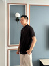 SHANSHAN短袖t恤男夏季2025新款POLO領(lǐng)彈力打底衫男士商務(wù)休閑衣服 曬單實(shí)拍圖