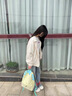 辰衣純美式潮牌花卉刺繡純棉短袖t恤女2025夏季新款街頭hiphop休閑上衣 白灰色（純棉優(yōu)質(zhì)版） L 曬單實(shí)拍圖