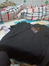 新款胖太太加肥加大碼品牌服裝特超大號(hào)肥婆上衣胖女人時(shí)尚顯瘦的女裝T恤中老年汗衫半袖女恤短袖寬松夏裝 黑色 5XL(適合180-200斤) 曬單實(shí)拍圖