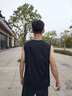 安踏吸濕速干運(yùn)動(dòng)健身背心男透氣舒適無(wú)袖訓(xùn)練衣服坎肩馬甲 基礎(chǔ)黑-2 L (男175) 曬單實(shí)拍圖