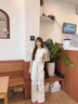 格宛瑪短袖女修身白色t恤女2025夏季女裝新款顯瘦短款打底衫上衣高級感 白色蝴蝶結(jié)刺繡短袖 M 曬單實(shí)拍圖