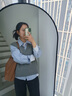 旅途原品（ltyp）馬甲女經(jīng)典百搭羊毛V領(lǐng)背心秋季顯瘦黑色針織馬甲-知己 巴黎灰 - 現(xiàn)貨 M 曬單實(shí)拍圖