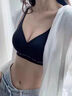 都市麗人明星娜扎同款輕奢無(wú)痕按摩文胸收副乳塑形內衣深V聚攏胸罩LJH4B1 曬單實(shí)拍圖