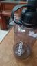 富光塑料水杯戶(hù)外大容量男士運動(dòng)大號水壺工地水桶2000ml泡茶便攜杯子 2000ml武士黑【升級款杯蓋】 曬單實(shí)拍圖