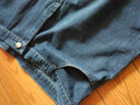 秋冬厚款牛仔褲中老年男士寬松寬松直筒高腰深襠休閑褲爸爸長(cháng)褲子 淺藍色AB【薄款一條裝】 36【腰圍二尺九165-180斤】 曬單實(shí)拍圖