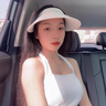 唐獅;TONLION防曬帽女夏季新款防紫外線冰絲粉色太陽帽子發(fā)箍大帽檐空頂遮陽帽 米色 曬單實拍圖