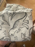 愛慕嬰幼秋冬寶寶衣服家居服嬰兒長袖上衣/兩用襠收口褲打底可外穿精梳棉 上衣 80 曬單實拍圖