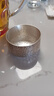 歸銀堂銀壺純銀999石瓢壺泡茶壺茶杯創(chuàng  )意足銀茶道手工銀器茶具套裝送禮 品茗杯+證書(shū)+禮盒60ml 曬單實(shí)拍圖