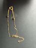 中國黃金（CHINA GOLD）黃金手鏈轉(zhuǎn)運(yùn)珠愛心足金手飾品女款七夕情人節(jié)禮物送女朋友老婆 【京速達(dá)】轉(zhuǎn)運(yùn)愛心手鏈約2g 曬單實(shí)拍圖