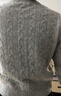 森馬（Semir）森柔毛衫|商場同款針織開衫女短款2024冬季圓領(lǐng)衣服101724106001 曬單實拍圖