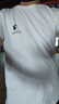 花花公子（PLAYBOY）【兩件裝】夏季男士圓領(lǐng)寬松半袖純棉短袖T恤衫純色體恤上衣衣服 灰色短袖+卡其短袖 （花花公子） XL 【120-130斤】 曬單實(shí)拍圖