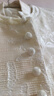 茶·愫（PURE TEA）【明星同款】puretea茶愫新中式提花短外套女撞料絲絨2024新款 米白 M 曬單實(shí)拍圖