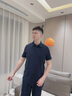 萊克斯頓短袖男【商場(chǎng)同款】夏季新款5A抗菌防螨polo衫t恤男 深藍色-純色款 均碼 2XL 曬單實(shí)拍圖
