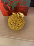 紀(jì)梵蒂 GEFIODEY銅平安花絲蘋果擺件真金鎏鍍銅蘋果擺件家居桌面裝飾新年禮品 銅鎏金花絲蘋果 曬單實(shí)拍圖