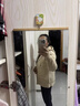 俞兆林連帽毛衣外套女秋裝2024新款時(shí)尚外搭帶帽毛衣針織開(kāi)衫春秋針織衫 米色 M [95斤-110斤] 曬單實(shí)拍圖