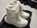 駱駝（CAMEL）2024冬季新品戶(hù)外雪地靴女款厚底登山高幫靴子防寒加絨保暖徒步鞋 曬單實(shí)拍圖