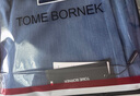 TOME BORNEK湯米高端垂感冰絲男褲夏季薄款闊腿牛仔褲男寬松中老年爸爸褲子男 淺藍 32 曬單實拍圖