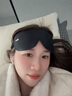 特步眼罩睡眠遮光眼罩男士女士午睡眼疲勞眼疲勞睡覺(jué)專(zhuān)用飛機旅行親膚 【黑】306°遮光-親膚透氣不壓眼 【正品保證】 曬單實(shí)拍圖