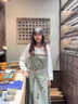 婍妡復古水洗毛邊牛仔背帶裙女夏季新款ins韓版寬松顯瘦長(cháng)款連衣裙潮 復古藍_[腰帶]裙長(cháng)100-105左右 S _高現貨 曬單實(shí)拍圖