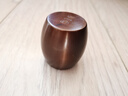 容山堂銅蓋置金屬紫砂壺蓋茶托杯墊大小蓋碗托干泡茶席茶具配件 鼓韻款銅制蓋置大號 曬單實(shí)拍圖