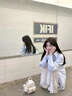 夏雨瑤韓系藍(lán)色蕾絲長(zhǎng)袖襯衫女2025春季新款寬松百搭襯衣長(zhǎng)款蕾絲半身裙 白色蕾絲半身裙 M 【建議95-105斤】 曬單實(shí)拍圖