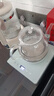 君萊克（youlike）自動上水電熱水壺茶壺泡茶專用功夫茶底部涌泉抽水保溫玻璃燒水壺電熱燒水壺 白色上水壺【抽桶裝水】 1L 曬單實拍圖