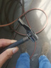 好靈匠車載充氣泵氣管汽車用打氣泵筒橡膠管紗布編織管延長連接軟管配件 11cm按壓橡膠管轉(zhuǎn)接管（M8 32牙 曬單實(shí)拍圖