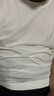 真維斯（Jeanswest）短袖t恤男純棉2026夏季薄款寬松透氣簡(jiǎn)約半袖潮流打底衫白色2XL 曬單實(shí)拍圖