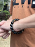 紀梵蒂 GEFIODEY天然黑曜石手串男銀曜石本命佛轉運珠馬年手鏈生日禮物送男友老公 【生肖羊/猴】大日如來(lái) 12mm 曬單實(shí)拍圖