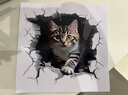 個(gè)性寵物貓咪車(chē)貼抓痕汽車(chē)貼紙車(chē)身劃痕遮擋貼摩托車(chē)3D卡通貼防水 3D貓咪貼 大號18cm 曬單實(shí)拍圖