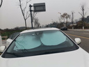 聚惠車內遮陽神器汽車用遮陽簾吸盤式車載遮陽板防曬隔熱遮光擋車罩 全車涂銀遮陽6件套【全遮光】【車型通用】 曬單實拍圖