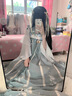 艾諾黛（AI NUO DAI）漢服女國(guó)風(fēng)大賞新中式上衣套裝2025年新款【惜春】古風(fēng)唐制 花瓣袖上衣+裙子 綠色 均碼 80-135斤 曬單實(shí)拍圖