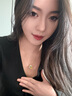唯一（Winy）銀項鏈好運蓮蓮和田玉吊墜女士2025新款生日情人節禮物送女友老婆 曬單實(shí)拍圖