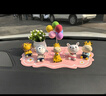 象大俠汽車(chē)擺件車(chē)內飾品可愛(ài)卡通動(dòng)物創(chuàng  )意車(chē)載用品個(gè)性高檔裝飾品中控臺 曬單實(shí)拍圖