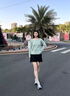 科里芙（cosleaf）運動(dòng)短裙女馬拉松跑步網(wǎng)球短裙假兩件防走光速干百搭時(shí)尚百褶裙子 黑色 L (建議105-120斤) 曬單實(shí)拍圖