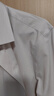 杉杉【順滑蠶絲】長(cháng)袖襯衫男四季款商務(wù)衣服抗皺免燙易打理條紋襯衣男 卡其條(長(cháng)款) 40 (175) 175/92A 曬單實(shí)拍圖