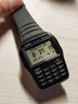 Casio 卡西歐Data Bank男士復(fù)古計(jì)算器防水電子表 黑色 DBC32-1A 曬單實(shí)拍圖